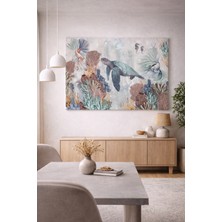 Dekoratif Mercan Bahçesi Kanvas Tablo