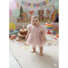 Bes Trend Kız Bebek Güllü Kilotlu Tulum