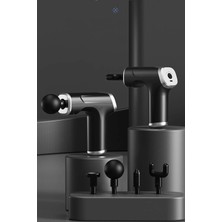 Feyza Design Yüksek Performanslı 4 Başlıklı Masaj Tabancası, Rahatlatıcı ve Güçlü | GLRTECH-KH800