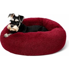 Feyza Design Yıkanabilir Pofuduk Kaydırmaz Kedi Köpek Yatağı, Konfor ve Rahatlık Sunar