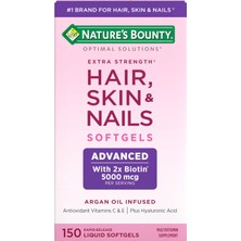 Hair, Skin & Nails, Argan-Infused Vitamin Supplement With Biotin And Hyaluronic Acid, 150 Softgels