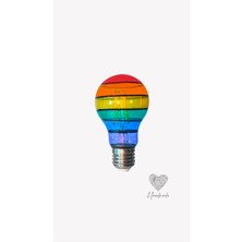 Rustik Ampül Vitray Ampül Rengarenk Ampül Ambians Ampul Rgb Ampül 4 W LED Filamentli Ampül Çok Renkli Camcı Stüdyo