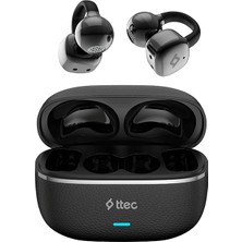 Ttec Airbeat Onyx Açık Kulak Tasarımlı Klipsli Kablosuz Bluetooth Kulaklık - 2KM178
