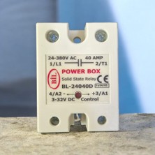 Bil SSR-40AA Ssr Röle 40A Ac 24-380V Tek Fazlı Solid State Röle