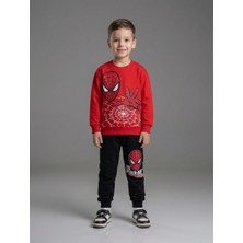 Jeliboom Kids Erkek Çocuk Spiderman Baskılı Takım
