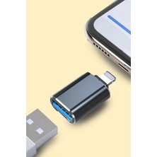 Gampus Lightning To USB Otg Yüksek Hızlı Veri Aktarım USB 5.0 Lightning Uyumlu Çevirici Dönüştürücü ADS-501