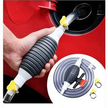 Gaman Manuel Yakıt Aktarma Pompası -Yüksek Kaliteli 80 cm Şeffaf Geniş Akışlı Hortum