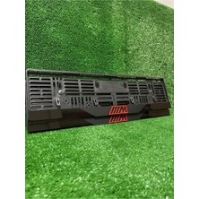 Pi Dekorasyon Pleksi Otomobil Plakalık Dubai Model Bmw Uyumlum Kırmızı Logolu Plakalık