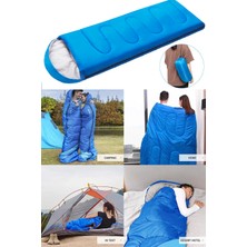 Gampus Büyük Boy Kamp Mangal Tatil Outdoor Uyku Tulumu Su Geçirmez Rahat Tulum (190X70 Cm)