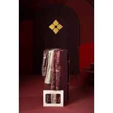 Jawel Kadın Teos Şal Paketi( Kahve-Sütlü Kahve-Koyu Bordo)