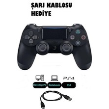 Gaman Ps4 Siyah Doubleshock Wireless Gamepad Joystick Kablosuz Ps4 Oyun Kolu