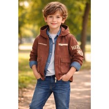Gültekin Bebe Yavrucak Keten Ceketli  Takım 1-4 YAŞ-3806670 - Toprak
