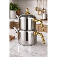 Cocinero 8074 Aden Xl Gold Sap Çaydanlık Takımı