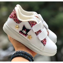 MyChild Kız Çocuk Kuromi Cırtlı Spor Ayakkabı Hologram Desenli Phylon (Hafif) Sneaker