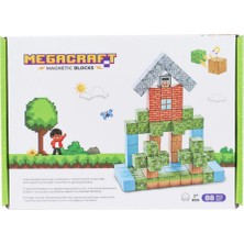 Eco Lounge Megacraft Orman ve Ev Temalı Mıknatıslı Bloklar 88 Parça