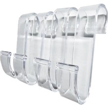 PremiumPort 4'lü Home Havlupan Askılık, Bornoz ve Çamaşır Askısı Aparatı