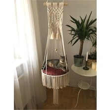 Feyza Design Rahat ve Şık Makrome Kedi Hamak Yatak, Evinizde Konfor Sağlar