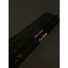 Pi Dekorasyon Hologram Takmatik Plakalık Premıum El Yazısı Model