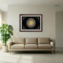 Omsa Grup Iso4 - Besmele Yazılı Camlı Çerçeveli Tablo