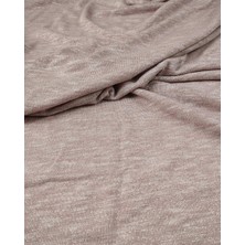 Kumaş Parça Pembe Simli Ince Örme Kumaş (En 130 cm x Boy 330 Cm)