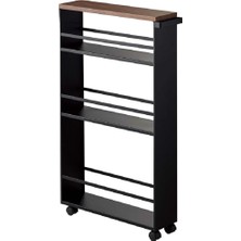 PremiumPort Ince Depolama Arabası 32 Y, Çelik Siyah, Hafif ve Dayanıklı Tasarım