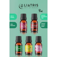 Liatris Limon Kabuğu-Nar Çiçeği-Tuttı Fruttı-Komşu Çatlatan-Çam Esansiyel Uçucu Yağ 5*10 ml