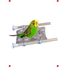 Feyza Design Yumuşak Kumaş Kuş Yatağı, Küçük Kuşlar Için Rahat Uyku Alanı