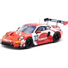 Eco Lounge Tarmac Works x Diecast Turkey Porsche 911 Gt3 R / Fıa Motorsport Games Gt Sprint 2024 Winner / Ayhancan Güven
