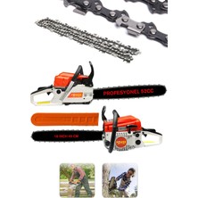 Power Blacktam Profesyonel Benzinli Çift Egzozlu 52 cc Ağaç Dal Kesim Benzinli Hızar Ağaç Kesme Motoru Makinesi