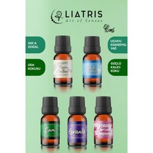 Liatris Lavanta-Beyaz Sabun-Bebek Pudrası-Komşu Çatlatan-Çam Esansiyel Uçucu Yağ 5*10 ml
