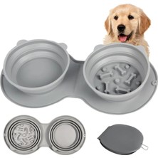 Eco Lounge Mikopet Katlanabilir Ikili Mama ve Su Kabı