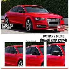 Tuning Vadisi Audi A5 B8 Batman Yarasa Sinyalli Ayna Kapağı Parlak Siyah / 2009-2015