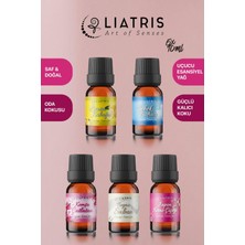 Beyaz Sabun-Bebek Pudrası-Japon Kiraz Çiçeği-Limon Kabuğu-Komşu Çatlatan Esansiyel Uçucu Yağ 5*10 ml