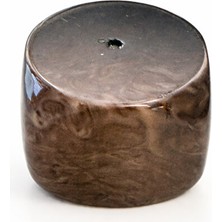 Bakalit Kahverengi Çekoslavak Renk Yemen Zar – 55 mm – Tesbih Yapım Malzemesi