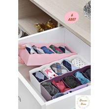 PremiumPort 6'lı Çekmece Içi Düzenleyici Organizer, Pratik ve Şık Saklama Çözümü