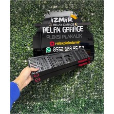 Pi Dekorasyon Mazda Logo Amblemli Pleksi Plakalık