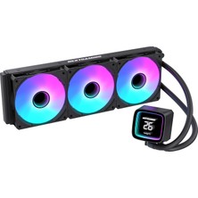 Next Gaming NG-360C Nitro Cool 360MM Argb Fanlı Derece Göstergeli Sıvı Cpu Soğutucu Siyah
