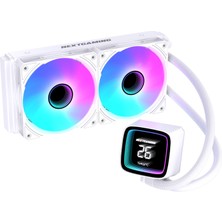 Next Gaming NG-240C Nitro Cool 240mm ARGB Fanlı Derece Göstergeli Sıvı CPU Soğutucu  Beyaz