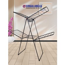 PremiumPort Çift Katlı Kalın Borulu Çamaşır Kurutma Askısı, Dayanıklı ve Pratik Kullanım