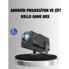Teknodayım Teknolojik Android Projeksiyon Game Box – 1280X720P Hd Çözünürlük, Bluetooth,hdmı ve USB Giri