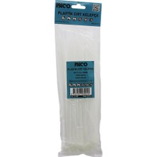 Die Grup 100PCS Beyaz   3.6X250MM  Plastik Cırt Kelepçe (4887)