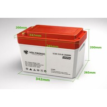 Megacell Voltronic 12.8 V 210 Ah Lityum Demir Fosfat AKÜ(LIFEP04)-PRIZMATIK Hücreli