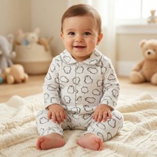 Buufuu Hediyelik Bebek Yenidogan Çocuk Pamuklu Oya'li Alt Üst Takım