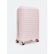 LC Waikiki Pembe Kilit Detaylı Büyük Boy Valiz  (S6)
