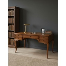 Gazzini Furniture Winchester Rustik Still Çekmeceli Ahşap Çalışma Masası 75X140