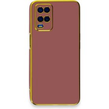 Huly  Oppo A54 4g Kılıf Volet Silikon - Kırmızı Hub