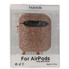 Huly  Airpods 2 (2.nesil) Spell Simli Kılıf - Rose Gold Hub