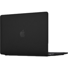 Huly  Macbook Pro 14.2 2021 Macbook Buzlu Kapak - Siyah Hub