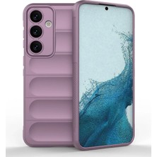 Huly  Samsung Galaxy S24 Kılıf Optimum Silikon - Mor Hub