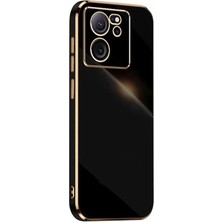 Huly  Xiaomi Mi 13T Pro Kılıf Volet Silikon - Siyah Hub